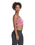 adidas Sportswear Top crop cu decolteu pe un umar si imprimeu logo - Pled.ro