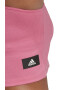 adidas Sportswear Top crop cu decolteu pe un umar si imprimeu logo - Pled.ro