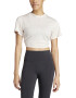 adidas Performance Tricou crop din amestec de lyocell pentru fitness - Pled.ro