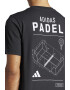 adidas Performance Tricou cu decolteu la baza gatului pentru tenis Padel - Pled.ro