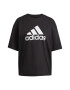 adidas Sportswear Tricou cu decolteu la baza gatului si imprimeu logo - Pled.ro