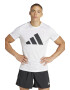 adidas Performance Tricou cu imprimeu logo pentru alergare - Pled.ro