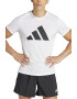 adidas Performance Tricou cu imprimeu logo pentru alergare - Pled.ro