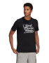 adidas Performance Tricou cu imprimeu text - Pled.ro