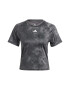 adidas Performance Tricou slim fit cu decupaj pe spate pentru fitness AOP - Pled.ro