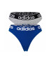 adidas Set de chiloti tanga cu banda logo in talie - 2 perechi - Pled.ro