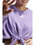 adidas Sportswear Bluza sport crop cu snururi la terminatie Dance - Pled.ro