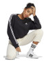 adidas Sportswear Bluza sport cu terminatie elastica si maneci cazute - Pled.ro