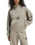 adidas Sportswear Hanorac cu maneci cazute imprimeu si buzunar kangaroo Z.N.E. - Pled.ro