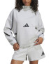 adidas Sportswear Hanorac cu maneci cazute imprimeu si buzunar kangaroo Z.N.E. - Pled.ro