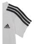 adidas Sportswear Set de tricou si pantaloni scurti cu benzi laterale contrastante - Pled.ro