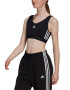 adidas Sportswear Top crop cu bureti detasabili Essentials - Pled.ro