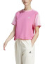 adidas Sportswear Tricou crop lejer de bumbac Essentials - Pled.ro