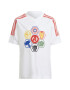 adidas Sportswear Tricou cu decolteu in V si imprimeu grafic - Pled.ro