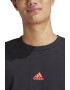 adidas Sportswear Tricou cu decolteu la baza gatului si imprimeu foto Tiro - Pled.ro