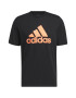 adidas Sportswear Tricou cu decolteu la baza gatului si imprimeu logo - Pled.ro