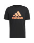 adidas Sportswear Tricou cu decolteu la baza gatului si imprimeu logo - Pled.ro