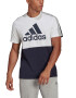 adidas Sportswear Tricou cu decolteu la baza gatului si model colorblock Essentials - Pled.ro