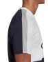 adidas Sportswear Tricou cu decolteu la baza gatului si model colorblock Essentials - Pled.ro