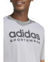 adidas Sportswear Tricou cu decolteu rotund si logo - Pled.ro