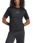 adidas Sportswear Tricou cu imprimeu logo si decolteu la baza gatului Z.N.E. - Pled.ro