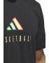 adidas Sportswear Tricou din amestec de bumbac cu imprimeu logo pentru baschet - Pled.ro