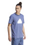 adidas Sportswear Tricou din bumbac cu decolteu la baza gatului - Pled.ro