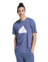 adidas Sportswear Tricou din bumbac cu decolteu la baza gatului - Pled.ro