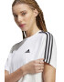 adidas Sportswear Tricou crop lejer de bumbac Essentials - Pled.ro