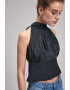 adL Bluza crop cu decolteu american - Pled.ro