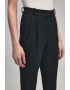 adL Pantaloni crop eleganti cu croiala conica - Pled.ro