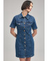 adL Rochie-camasa din denim cu croiala dreapta - Pled.ro