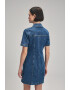 adL Rochie-camasa din denim cu croiala dreapta - Pled.ro