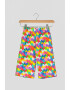 Agatha Ruiz de la Prada Pantaloni culotte cu model cu inimi Heartful - Pled.ro