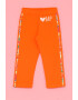 Agatha Ruiz de la Prada Pantaloni sport cu logo brodat - Pled.ro