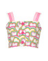 Agatha Ruiz de la Prada Top crop cu imprimeu grafic - Pled.ro