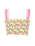 Agatha Ruiz de la Prada Top crop cu imprimeu grafic - Pled.ro