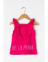 Agatha Ruiz de la Prada Top cu logo din strasuri - Pled.ro