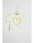 Agatha Ruiz de la Prada Tricou crop cu imprimeu grafic - Pled.ro