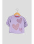 Agatha Ruiz de la Prada Tricou din bumbac cu aplicatii de strasuri Heartful Colors - Pled.ro