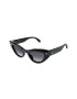 Alexander Mcqueen Ochelari de soare cat-eye cu lentile in degrade - Pled.ro