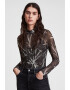 AllSaints Body cu maneci semitransparente Elia - Pled.ro