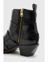 AllSaints Botine de piele cu toc cubanez - Pled.ro