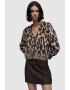 AllSaints Cardigan din amestec de lana cu animal print Leanne - Pled.ro