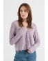 AllSaints Cardigan din amestec de lana cu perforatii Vanessa - Pled.ro