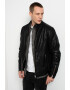 AllSaints Jacheta biker de piele Cora - Pled.ro