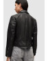 AllSaints Jacheta biker slim fit de piele Leoni - Pled.ro