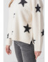 AllSaints Pulover din amestec de lana cu model cu stele Starlet - Pled.ro