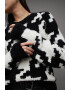 AllSaints Pulover din amestec de lana cu model houndstooth Joy - Pled.ro