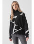 AllSaints Pulover relaxed fit din amestec de lana A Star - Pled.ro